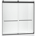 Kohler K706004-L-BL Matte Black Sliding Tub & Shower Door