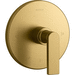 Kohler KT73133-4-2MB Vibrant Brushed Moderne Brass Thermostatic Valve Trim