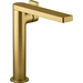 Kohler K73168-4-2MB Vibrant Brushed Moderne Brass Single Hole Bathroom Sink Faucet