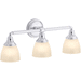 Kohler K10572-CPL Polished Chrome 3 Bulb Bathroom Light