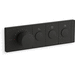 Kohler K26347-9-BL Matte Black Thermostatic / Volume Control Trim