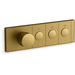 Kohler K26347-9-2MB Vibrant Brushed Moderne Brass Thermostatic / Volume Control Trim