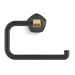 Kohler K27063-BMB Matte Black / Moderne Brass Towel Ring