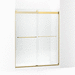 Kohler K706015-L-2MB Vibrant Brushed Moderne Brass Sliding Shower Door