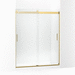 Kohler K706009-L-2MB Vibrant Brushed Moderne Brass Sliding Shower Door