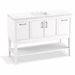 Kohler K33580-ASB-0 White Over 45" Wide Bathroom Vanity