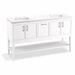 Kohler K33581-ASB-0 White Over 45" Wide Bathroom Vanity