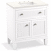 Kohler K33536-ASB-0 White 25" to 30" Wide Bathroom Vanity