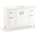 Kohler K33554-ASB-0 White Over 45" Wide Bathroom Vanity