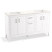 Kohler K33555-ASB-0 White Over 45" Wide Bathroom Vanity