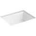 Kohler K21783-0 White Undermount Bathroom Sink