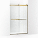 Kohler K702422-L-2MB Vibrant Brushed Moderne Brass Sliding Shower Door