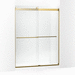 Kohler K702424-L-2MB Vibrant Brushed Moderne Brass Sliding Shower Door