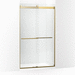 Kohler K702428-L-2MB Vibrant Brushed Moderne Brass Sliding Shower Door
