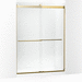 Kohler K702430-L-2MB Vibrant Brushed Moderne Brass Sliding Shower Door