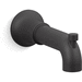 Kohler K27422-BL Matte Black Tub Spout