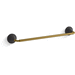 Kohler K27425-BMB Matte Black w/Moderne Brass Towel Bar