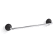 Kohler K27425-CBL Polished Chrome/Matte Black Towel Bar