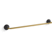 Kohler K27426-BMB Matte Black w/Moderne Brass Towel Bar