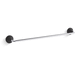 Kohler K27426-CBL Polished Chrome/Matte Black Towel Bar