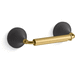 Kohler K27429-BMB Matte Black w/Moderne Brass Paper Holder