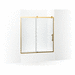 Kohler K702253-10L-2MB Vibrant Brushed Moderne Brass Sliding Tub & Shower Door