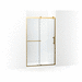 Kohler K709082-10L-2MB Vibrant Brushed Moderne Brass Sliding Shower Door