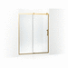 Kohler K702256-10L-2MB Vibrant Brushed Moderne Brass Sliding Shower Door