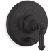 Kohler KT72768-4-BL Matte Black Non-Thermostatic Valve Trim