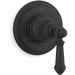 Kohler KT72770-4-BL Matte Black Transfer Valve Trim