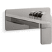 Kohler K22567-4-TT Vibrant Titanium Wall Mount Bathroom Sink Faucet