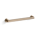 Kohler K25160-BV Vibrant Brushed Bronze Grab Bar