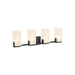 Kohler K28973-SC04-BLL Matte Black 4 or more Bulb Bathroom Light