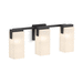 Kohler K31494-SC03-BLL Matte Black 3 Bulb Bathroom Light