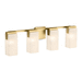 Kohler K28973-SC04-2GL Brushed Moderne Brass 4 or more Bulb Bathroom Light