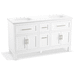 Kohler K31246-ASB-0 White Over 45" Wide Bathroom Vanity