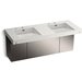 Kohler K81030-BSS-KEW Iconic White Commercial Bathroom Sink
