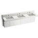 Kohler K81026-BPW-KEW Iconic White Commercial Bathroom Sink
