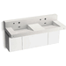 Kohler K81025-BPW-KEW Iconic White Commercial Bathroom Sink