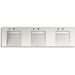 Kohler K81031-BSS-KEW Iconic White Commercial Bathroom Sink