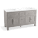 Kohler K31246-ASB-1WT Mohair Grey Over 45" Wide Bathroom Vanity