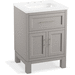 Kohler K28379-ASB-1WT Mohair Grey Up to 24" Wide Bathroom Vanity