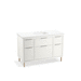 Kohler K32172-ASB-0 White Over 45" Wide Bathroom Vanity