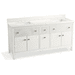 Kohler K35023-0 White Over 45" Wide Bathroom Vanity