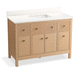 Kohler K35021-SWK White Oak Over 45" Wide Bathroom Vanity