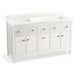 Kohler K35022-0 White Over 45" Wide Bathroom Vanity