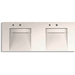 Kohler K81030-BSS-KCD Designer White Commercial Bathroom Sink