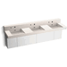 Kohler K81026-BPW-KCD Designer White Commercial Bathroom Sink
