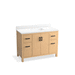 Kohler K40640-BD1-WEK Weathered Oak Over 45" Wide Bathroom Vanity