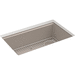 Kohler K33712-CM3 Browns Single Bowl Kitchen Sink